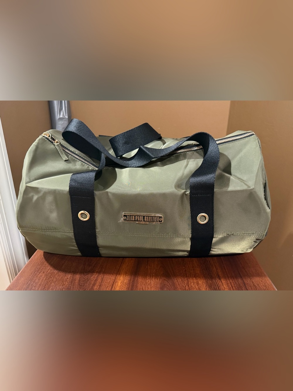 Jean Paul Gaultier Olive Green Duffel  / 11 pieces man. NWT